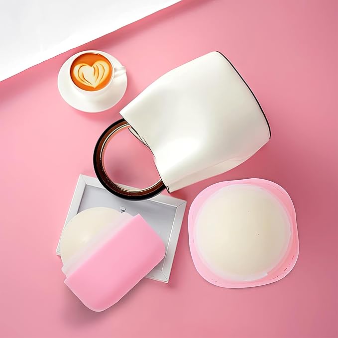 0.25 oz（7g） Empty Lip Balm Square Containers Tubes Lipstick 12 Pieces for Make Natural Lip Balm Lip Care - DIY & BPA FREE (Pink)-GlimoraGlow