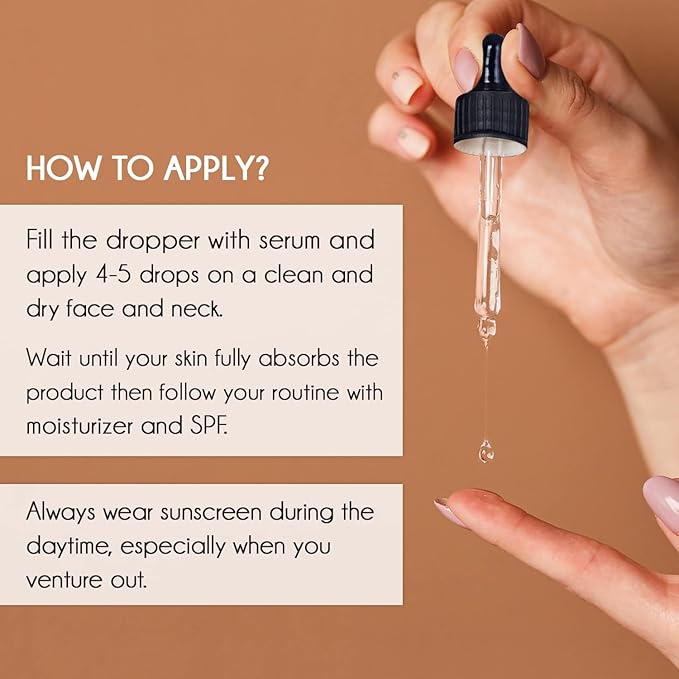 Hyaluronic Acid Serum for Face with Vitamin C, Brightening Serum, Pure, Hydrating Serum to Plumb Skin, Reduce Fine Lines, Wrinkles and Dark Spots, Low Molecular Weight [0.75 oz]-GlimoraGlow