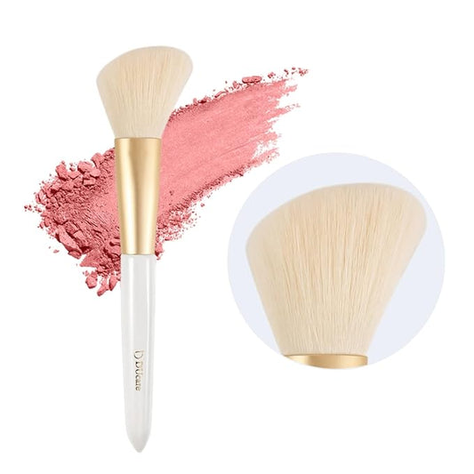 DUcare Angled Blush Brush, Fluffy Blush Brush for Cheeks, Multi-Purpose Face Makeup Brushes for Cream, Liquid Or Powder, Bronzers, Vegan & Cruelty-Free-GlimoraGlow