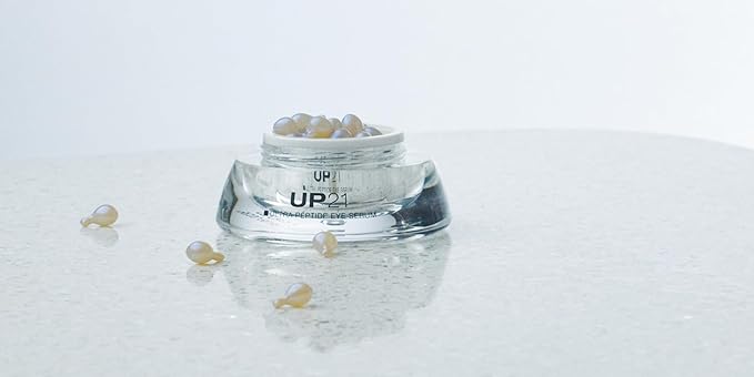 UP21 Eye Serum for Dark Circles & Puffiness (42 cap jar)-GlimoraGlow