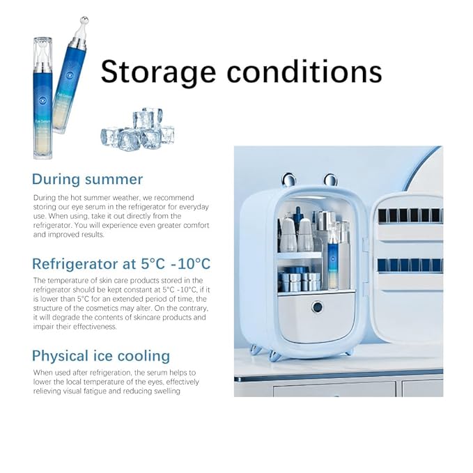 5% Caffeine Eye Serum with 360° Massage Rollerball Topper,Caffeine Eye Cream for Dark Circles,Wrinkles,Puffiness and Fine Lines,Under Eye Roller Cream Eye Bags Treatment for Women and Men-GlimoraGlow