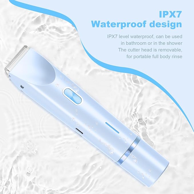 2025 New Bikini Trimmer for Women,Dermave Bikini Shaver,2-in-1 Electric Razors for Women(Blue)-GlimoraGlow