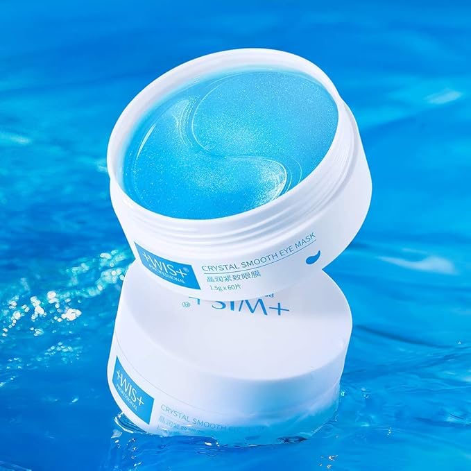 '+WIS+ Under Eye Patches, Collagen Eye Mask for Eye Moisturizing, Dark Circles, Wrinkles, Eye Gel Pads, Firming Eye Mask, Under Eye Bags, Eye Skin Care Pads With Collagen 30 Pairs-GlimoraGlow