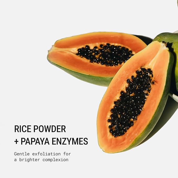 JUNO & Co. JADE Clarifying Cleansing Powder, Refillable Exfoliating Enzyme Face Cleanser to Enhance Smooth, Hydrated Skin-GlimoraGlow