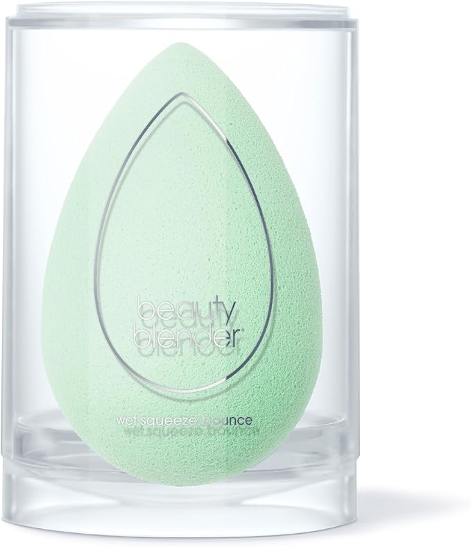 Beautyblender® | Mint Beauty Blender Makeup Sponge, Super-Soft Foam Easily Blends Foundations, Powders & Creams, Made in USA, Reusable, Washable, Streak Free Application, Vegan, Cruelty Free-GlimoraGlow