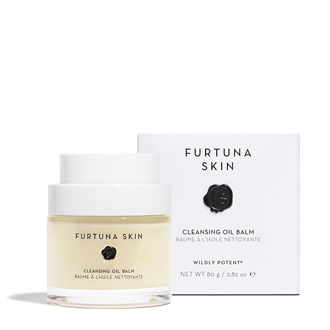 Furtuna Skin Cleansing Oil Balm - Luxurious Vegan Makeup Remover & Skin Nourisher, Olive Oil & Wild Organic Plants Blend, 80g-GlimoraGlow