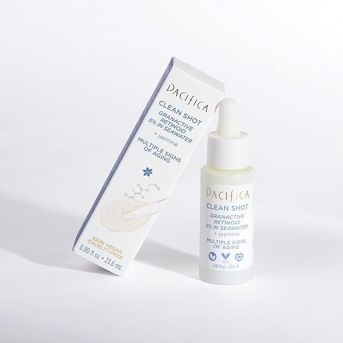 Pacifica Clean Shot Granactive Retinoid 5 Percent In Seawater Unisex, 0.8 Oz-GlimoraGlow