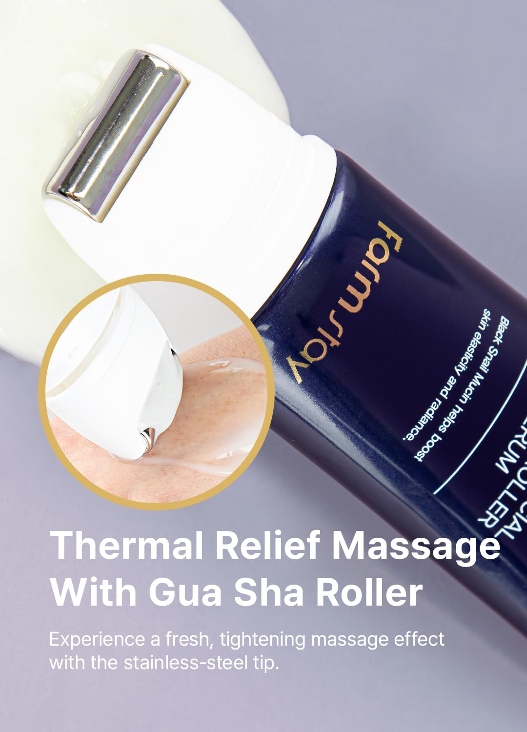 Farmstay Black Snail & Peptide 9 Perfect Facial & Neck Roller Serum – Firming & Lifting, Deep Hydration & Skin Elasticity, Snail Mucin & 9 Peptides for Youthful Glow & Smooth Skin, 100ml-GlimoraGlow