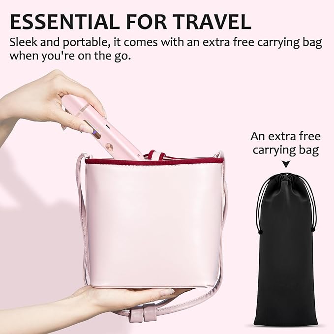 2025 Upgraded Bikini Trimmer for Women - 2 in 1 Dermave Bikini Shaver with LED Display, Dual Head Cordless Electric Shaver, IPX7 Waterproof Wet/Dry Body Hair Trimmer for Face, Body & Intimate Areas-GlimoraGlow