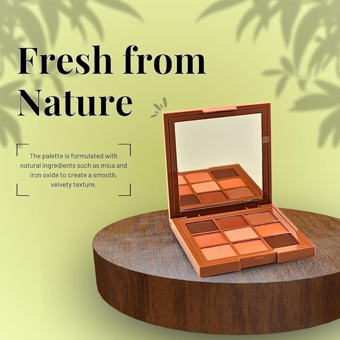 HUDA BEAUTY Matte Obsessions Eyeshadow Palette Warm Matte Obsessions-GlimoraGlow