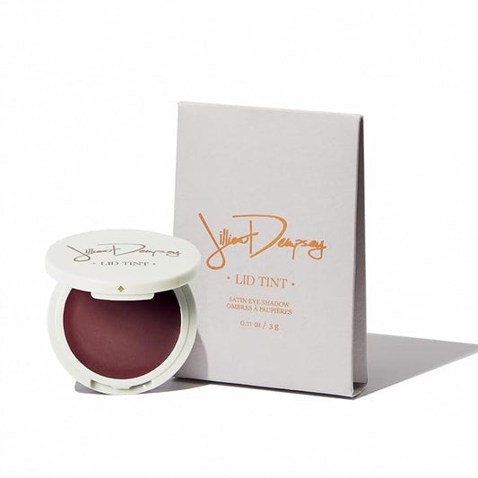 Jillian Dempsey Lid Tint: Satin Cream Eyeshadow I Easy Application for a Natural Shimmer or a Layered Matte Finish I Plum-GlimoraGlow