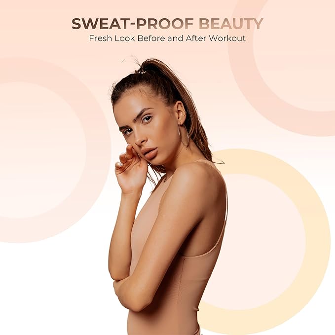 (12 Gram Bag) (Deep Tan) Foundation Powder Refill By Sweet Face Minerals, Lightweight Mineral Loose Makeup Powder with SPF 20, Full Coverage Flawless Finish, Talc-free, Cruelty-Free, Refillable Pouch-GlimoraGlow