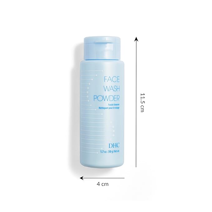 DHC Face Wash Powder 2 pack, Luxurious Foaming Lather, Lightweight Powder Formula, Gently Exfoliates, Hydrating, Fragrance and Colorant Free, Ideal for All Skin Types, 1.7 oz. Net wt.