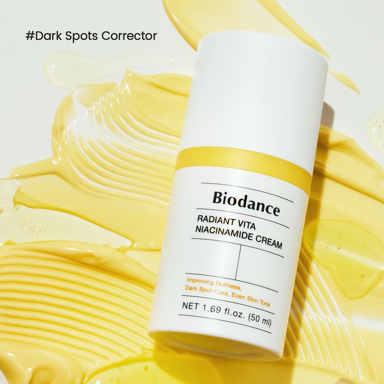 BIODANCE Radiant Vita Niacinamide Cream, Brightening, Dark Spot Correcting Facial Moisturizer, Korean Skincare | 1.69 fl.oz, 50ml-GlimoraGlow