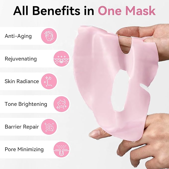 ISTON Bio-Collagen Face Mask,Overnight Revitalizing Hydrating Face Mask for Glowing Skin | Visible Firming, Deep Hydration & Refined Pores | Peptides, NMN & Hyaluronic Acid Masks For All Skin Type-GlimoraGlow