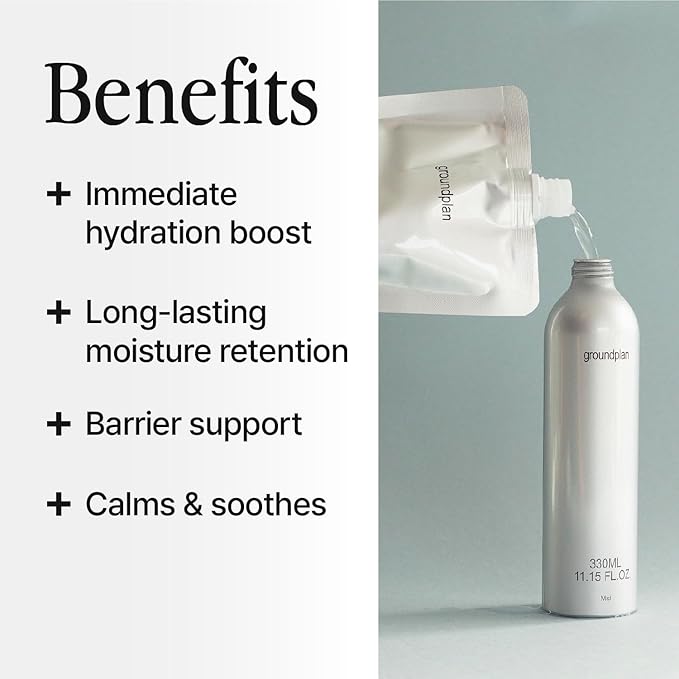 Silver Frost Mist, Refill - Facial Barrier Toner Spray with 80% Witch Hazel Water, Cica for Skin Barrier Repair, Recovery for Sensitive Skin, Dewy Hydration, Korean Skin Care (3.38 fl oz)-GlimoraGlow