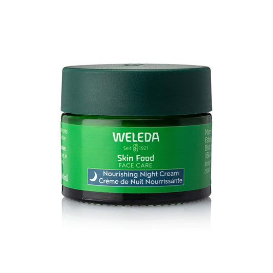 Weleda Skin Food Face Care Nourishing Night Cream, 1.3 Fluid Ounce, Plant Rich Moisturizer with Sacha Inchi Oil, Cica and Squalane-GlimoraGlow