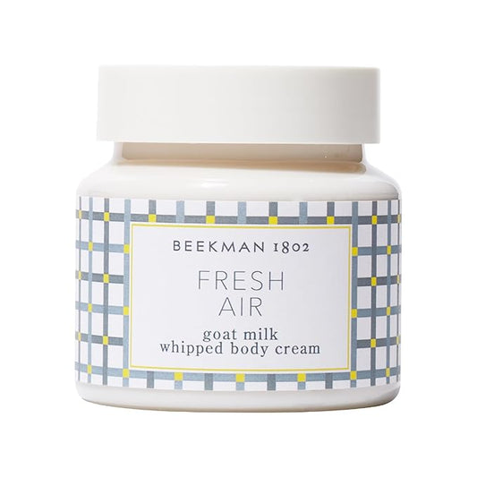 Beekman 1802 Whipped Body Cream, Fresh Air - Scented - 8 oz - Intensely Hydrating & Softens Skin - With Goat Milk - Good for Sensitive Skin - Cruelty Free-GlimoraGlow