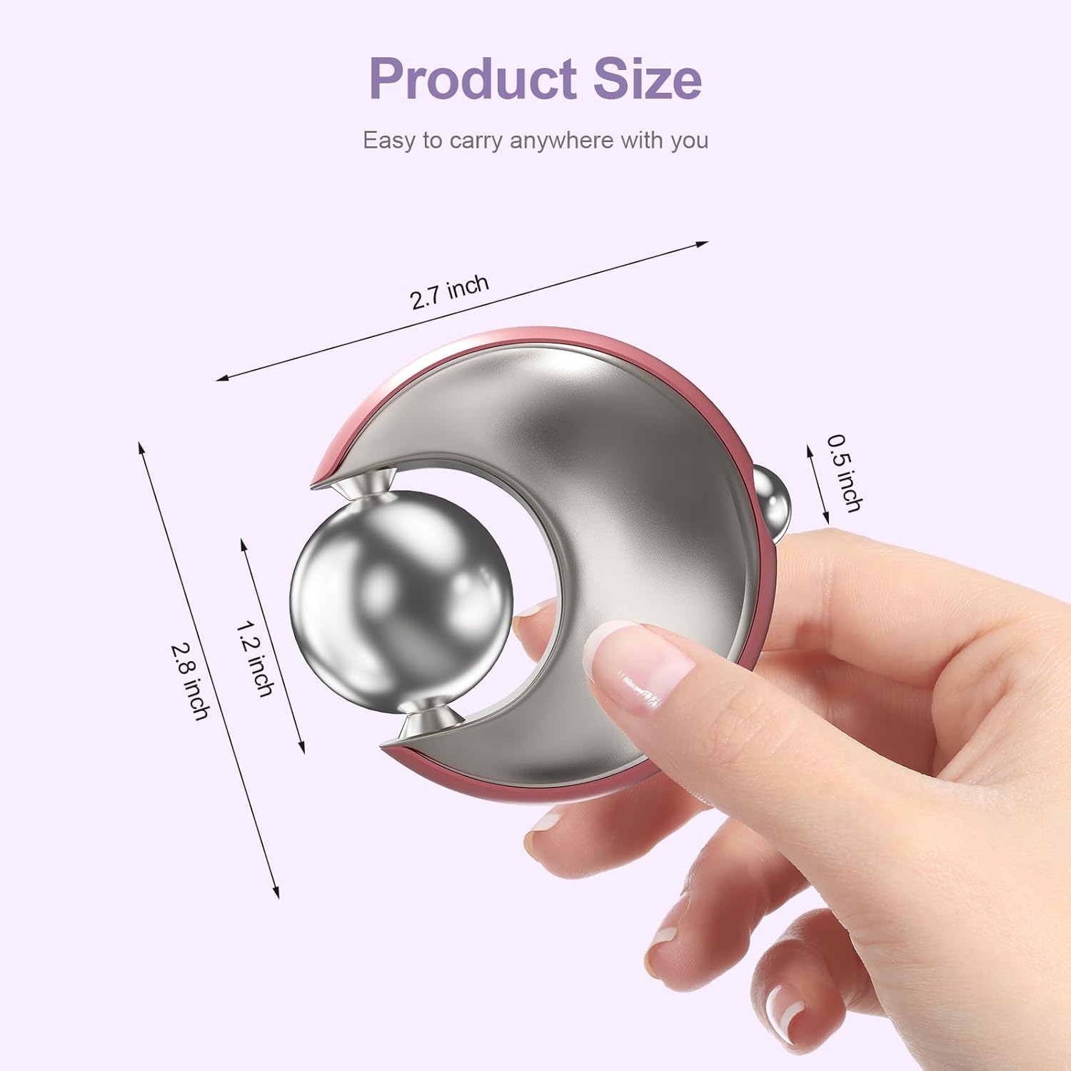 Facial Roller for Puffy Eyes, Ice Globes for Face 360° Rotating Eye Cream Applicator Tool Ice Roller for Face and Eyes-GlimoraGlow