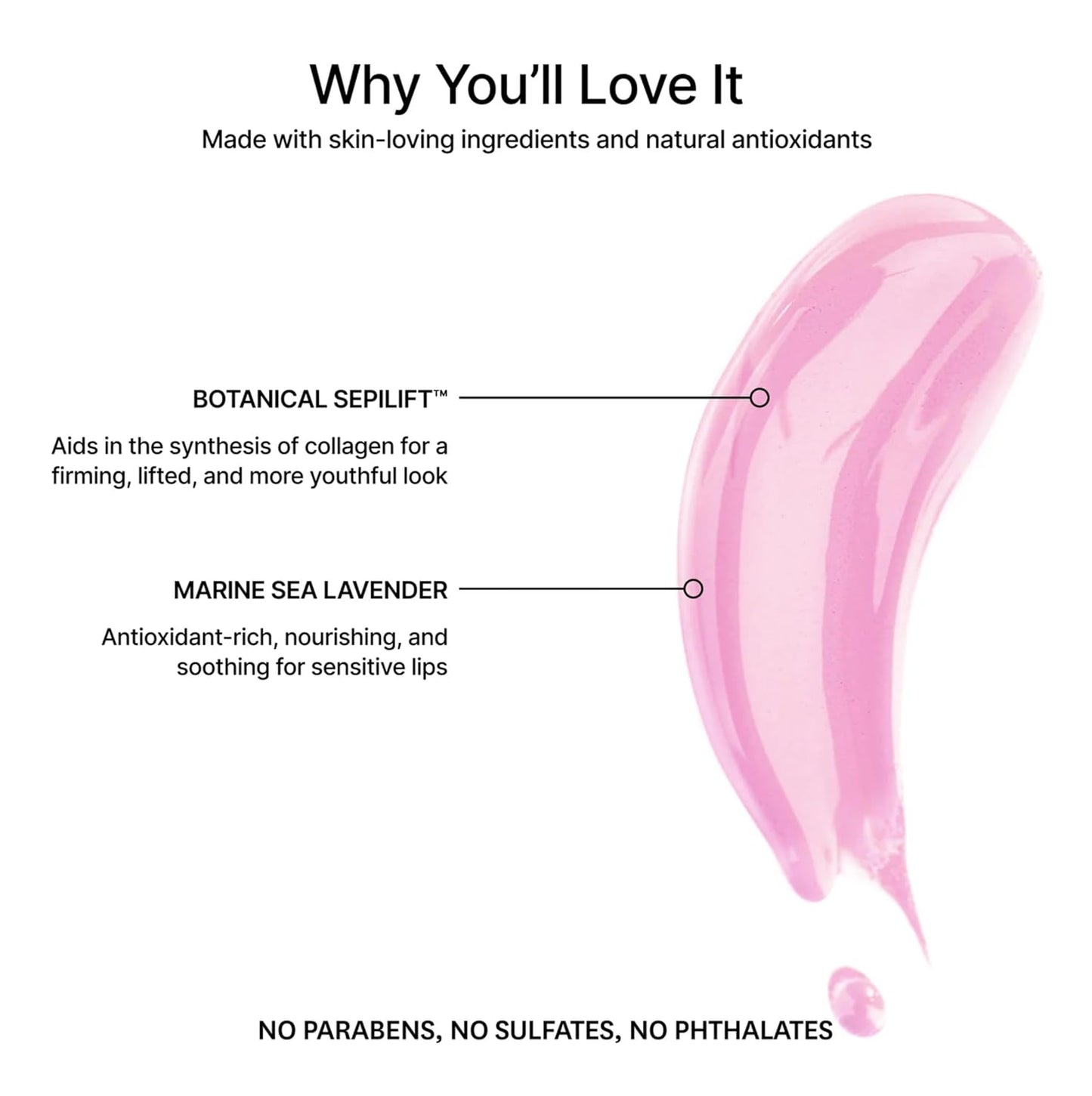 Jillian Dempsey Lip Gloss: Enhance, Hydrate & Smooth Lips with Firming & Plumping Benefits, Vegan, 12ml | Bubble Pink-GlimoraGlow