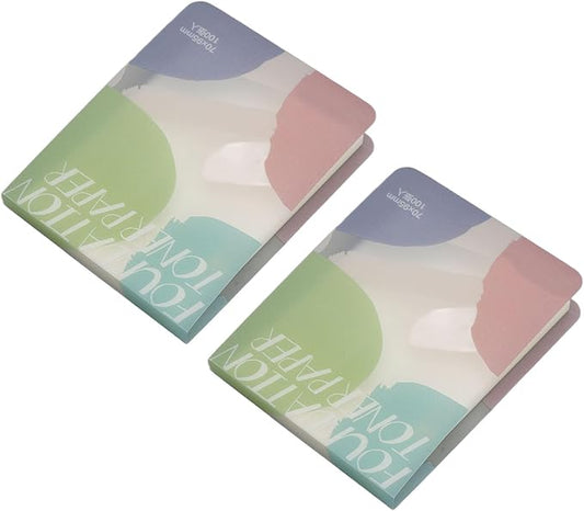 200 Sheets Nail Art Cosmetic Palette Paper Disposable Nail Art Palette Paper Mix Colors for Daily Use-GlimoraGlow