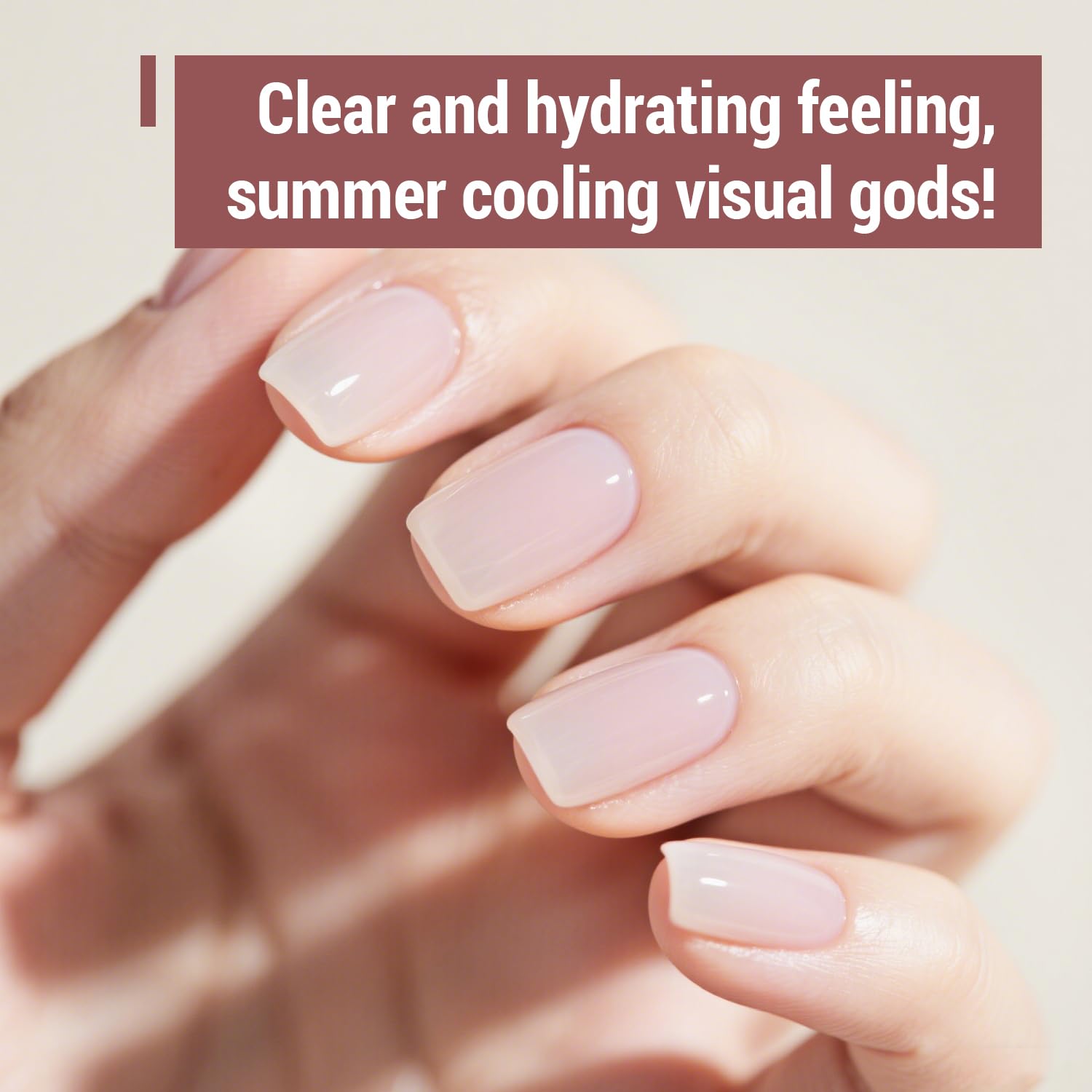 JODSONE 12PCS Gel Nail Polish Set 10 Translucent Jelly Colors Natural, Elegant & Long Lasting For Home & Salon Use-GlimoraGlow