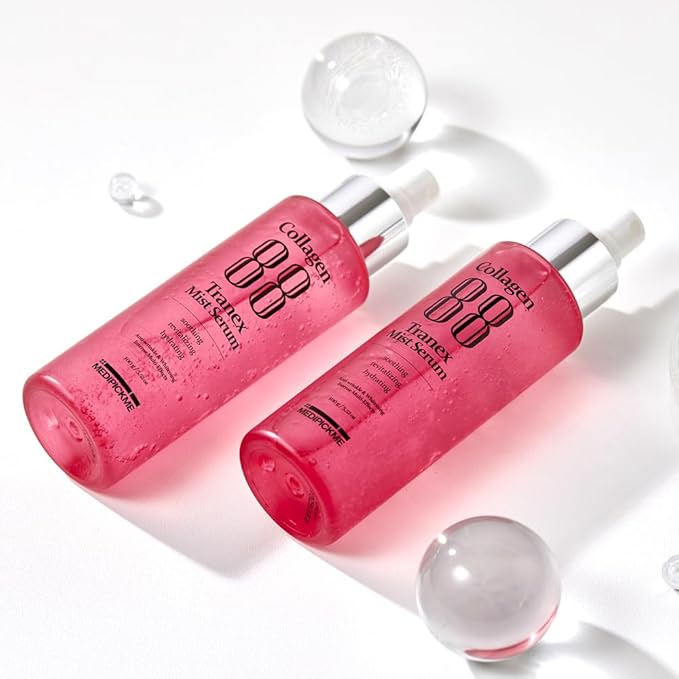 Collagen Double Eight Facial Mist Serum 100ml – Hydrating Face Mist & Makeup Setting Spray with Deep Collagen Barrier Protection for Long-Lasting Moisture & Radiant Skin-GlimoraGlow