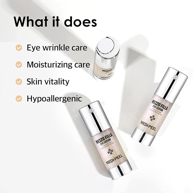 [Medi-Peel] Mezzo Filla Eye Serum 1.01 fl oz / 30ml | Anti-Wrinkle Serum For Eyes, Anti-Aging, Hydrating | Korean Skincare, For All Skin Types-GlimoraGlow