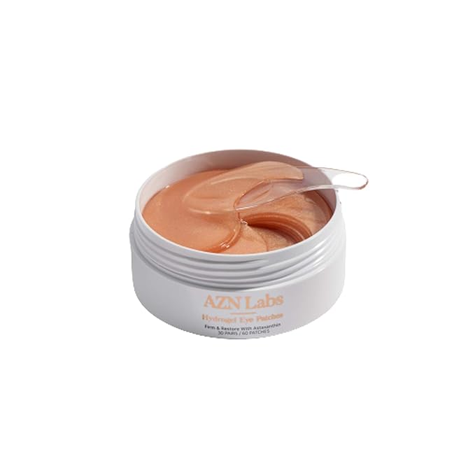 Hydrogel Eye Patches with Astaxanthin | Highly Effective For Reducing Wrinkles, Crows Feet, and Eye-Bags | Hydrating and Puffy Eye Mask Treatment | Contains Astaxanthin | 30 pairs / 60pcs-GlimoraGlow