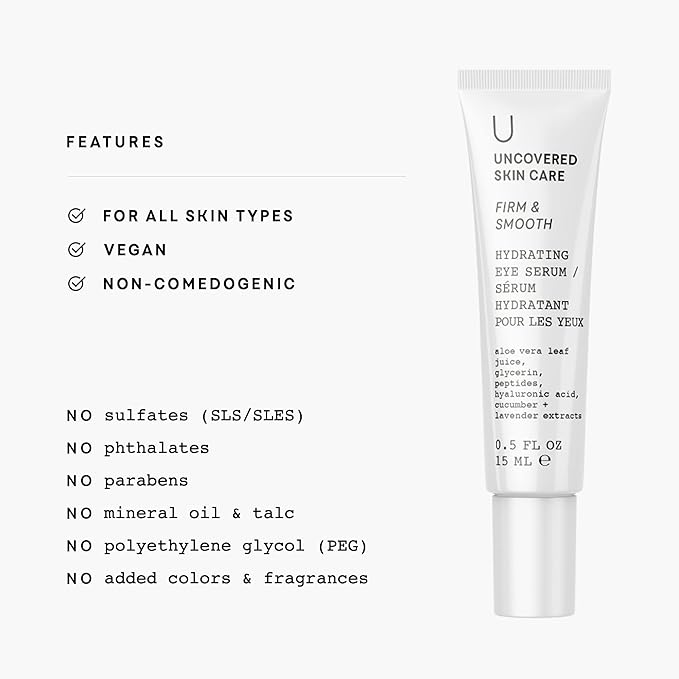 Firm & Smooth Hydrating Eye Serum-GlimoraGlow