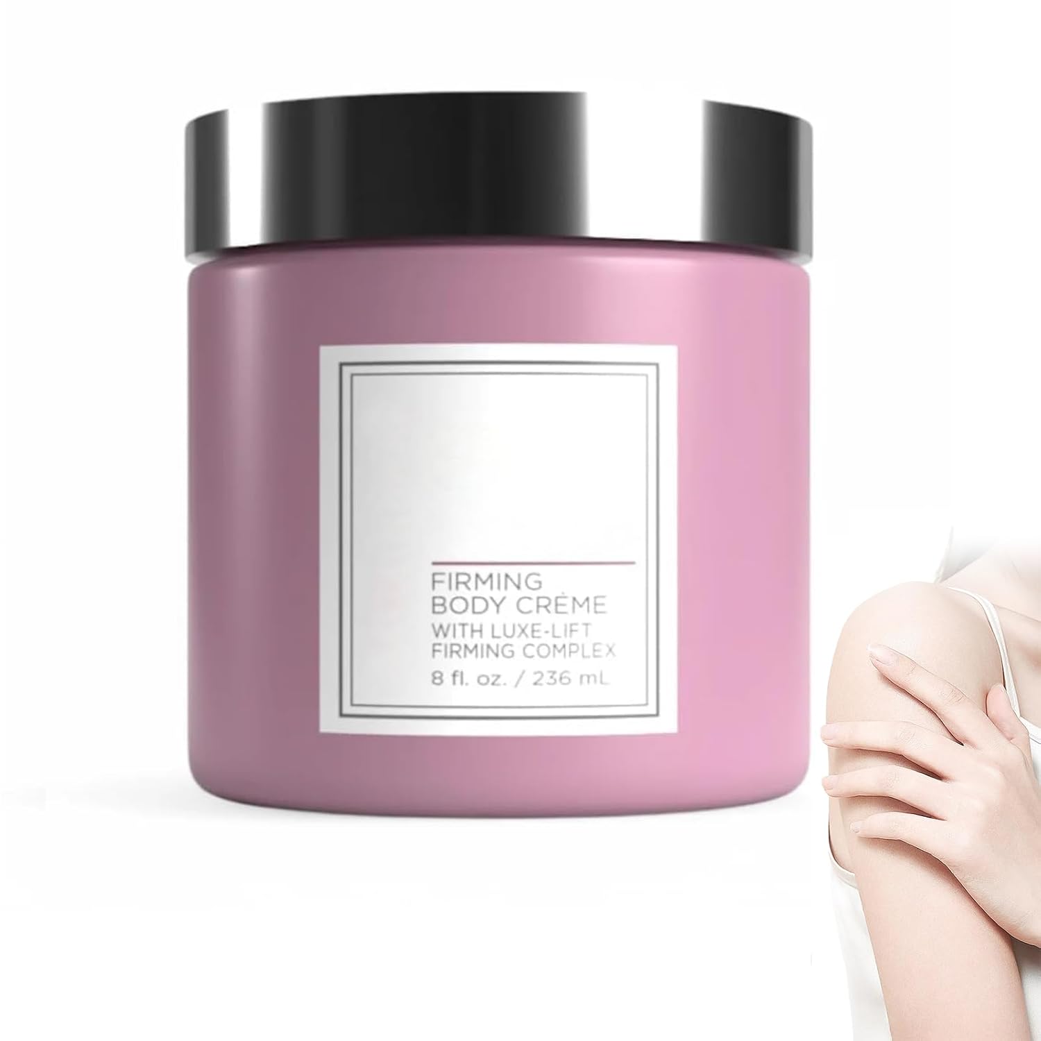 Champagne Lift Body Creme,lift firming body creme, with Luxe-Lift Firming Complex & Pink Pepperslim,Deep Hydration & Smoothing, Hydrates Dry Skin Arms & Legs (Rose)-GlimoraGlow