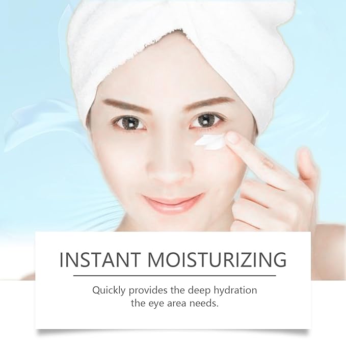 Instant Firm Eye Tightening Cream with Caffeine & Collagen & Vitamin E, Instant Firming Eye Cream, Eye Tightener Cream Travel Size 1 Fl Oz-GlimoraGlow