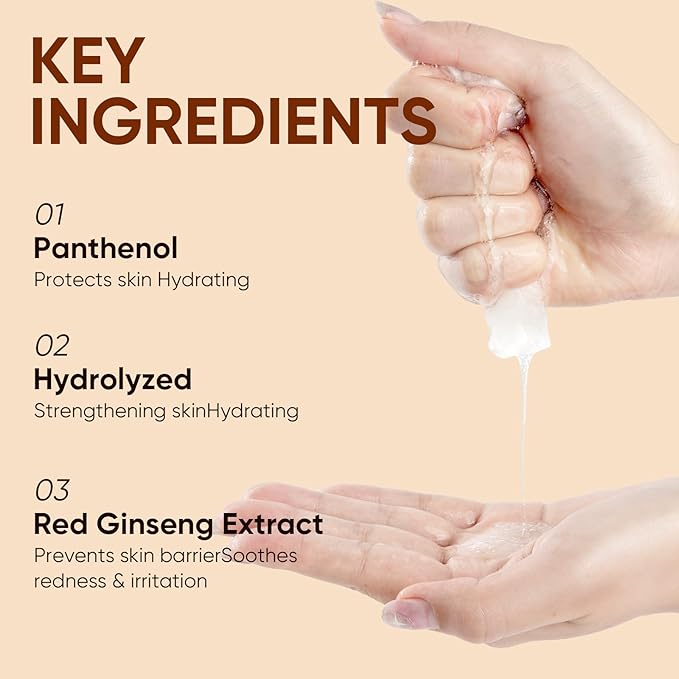 10Pack Sheet Face Masks Skincare for All Skin Types, Moisturizing Hydrating Face Masks Suitable for Sensitive Skin, Red Ginseng Face Masks for Wrinkles, Fine-Lines, Firmness and Elasticity-GlimoraGlow