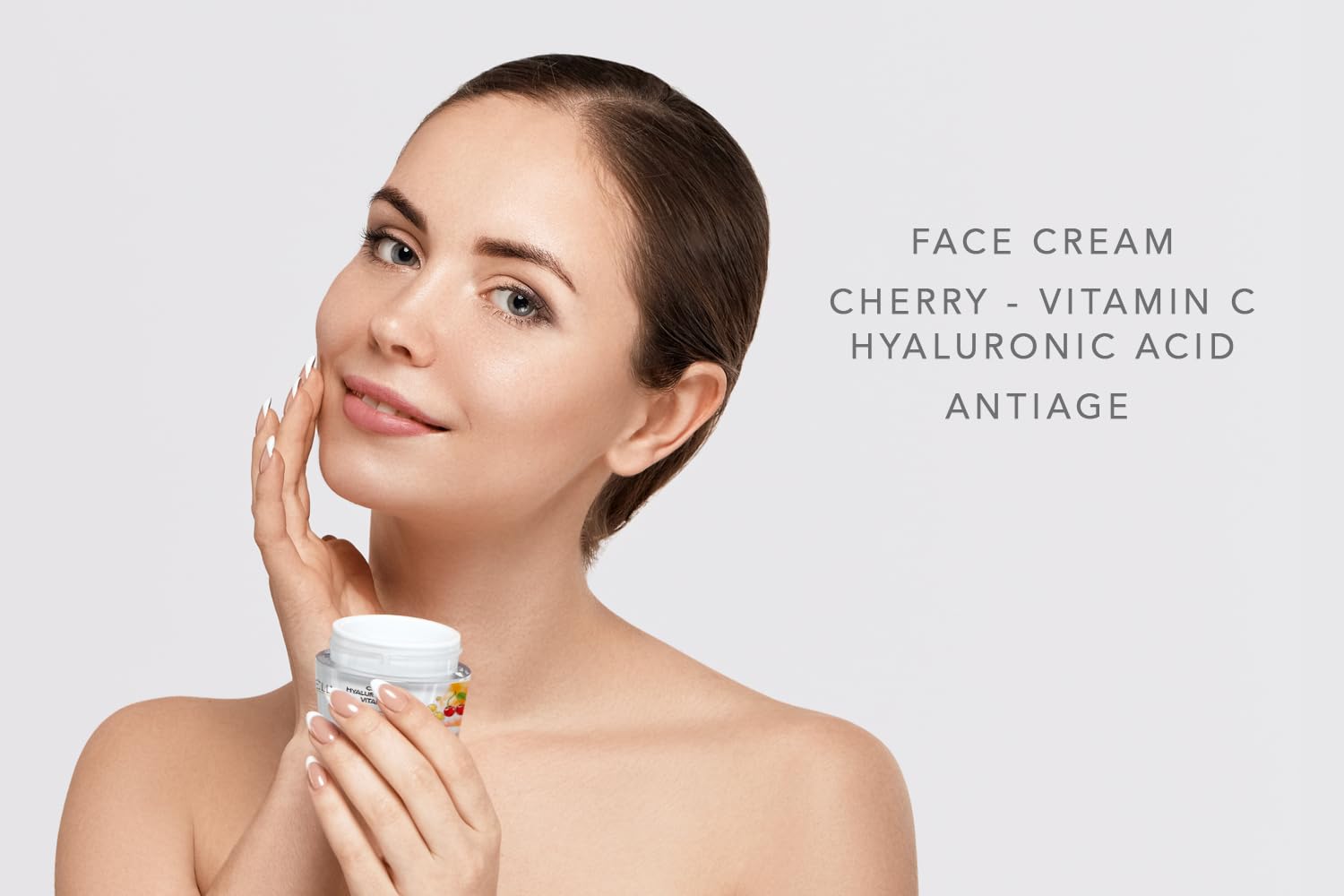 Cherry Face Mositurizer Cream with Hyaluronic Acid & Vitamin C - Nourishing, Youth Preserving, Fills Expression Lines & Wrinkles - 50 ml-GlimoraGlow