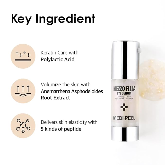 [Medi-Peel] Mezzo Filla Eye Serum 1.01 fl oz / 30ml | Anti-Wrinkle Serum For Eyes, Anti-Aging, Hydrating | Korean Skincare, For All Skin Types-GlimoraGlow