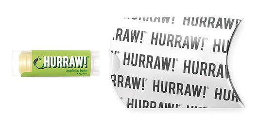 Hurraw! Apple Lip Balm: Organic, Certified Vegan, Cruelty and Gluten Free. Non-GMO, 100% Natural Ingredients. Bee, Shea, Soy and Palm Free. Made in USA-GlimoraGlow