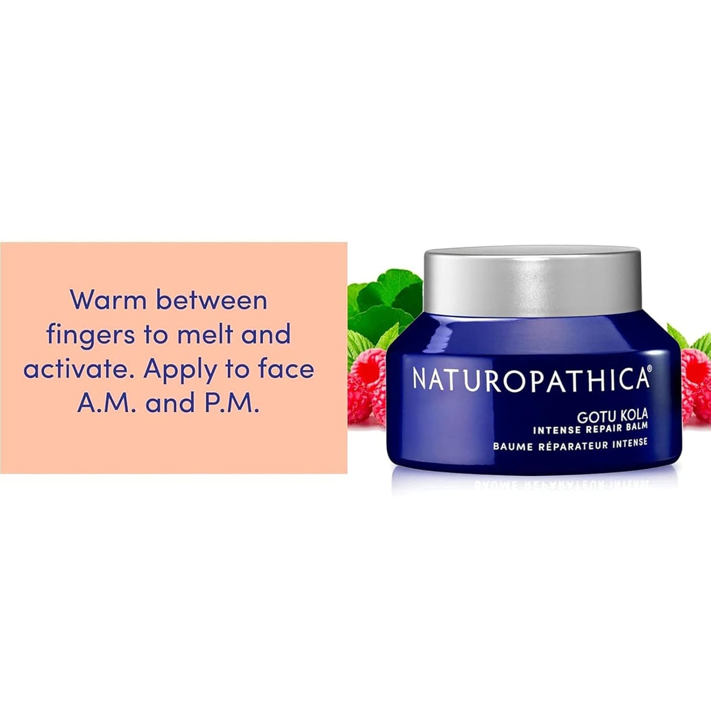 Naturopathica Gotu Kola Intense Repair Balm, Daily Facial Moisturizer for Skin Barrier Repair, Hydrating Face Cream to Help Reduce Redness, 2.8 oz-GlimoraGlow