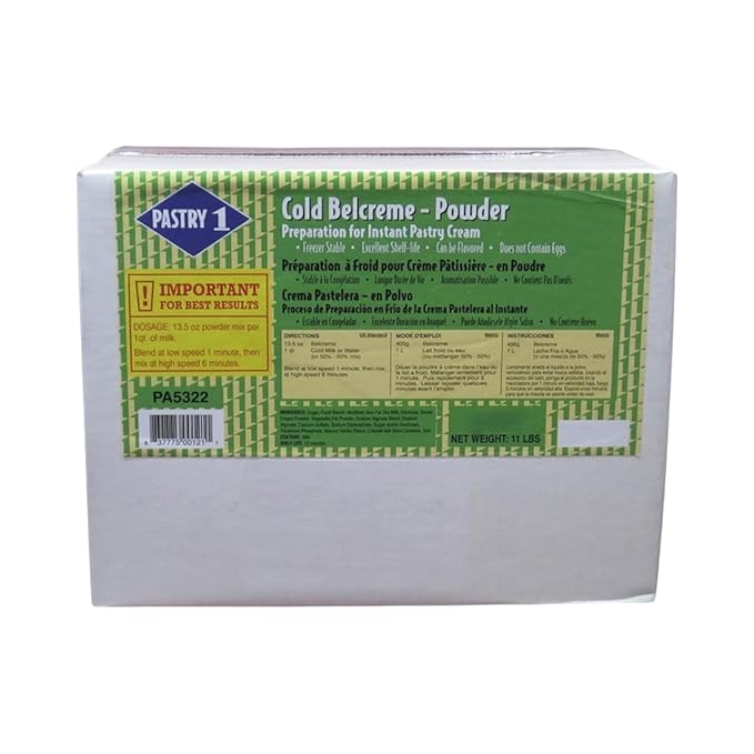 Instant Pastry Cream - Cold Belcreme Powder - 1 bag - 11 lb-GlimoraGlow