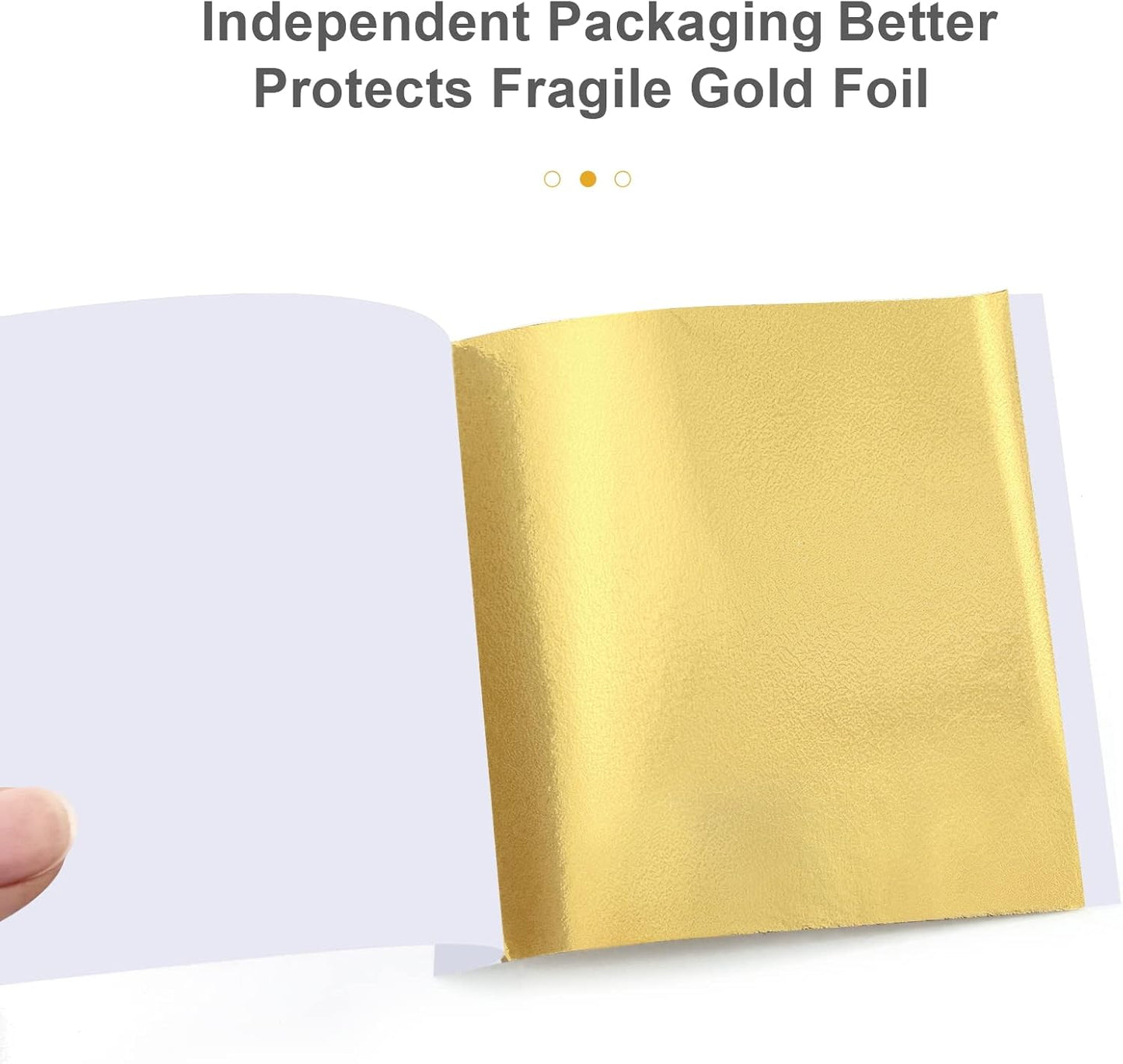 200pcs BUBIMON Imitation Rose Silver Gold Leaf Sheets Gold Foils Sheets Nail Foil for Paint, Resin, Nails, Jewelry, Slime, Arts, Gilding Crafting, Decoration, Sculpture, Furniture-GlimoraGlow