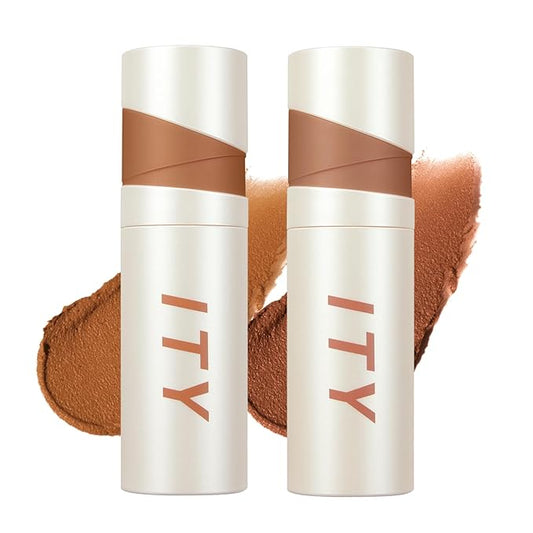 ITY Velvet Matte Finish Lip Stain-Mousse Textured Lip Clay, Red Shade, Conceals Lip Lines, Rich Pigment Lip Tint Lipsticks, 0.14 oz (4g) in Ginger, Embered.-GlimoraGlow