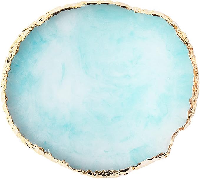 1 Piece Nail Art Palette Nail Polish Palette Mixing Palette Makeup Plate Nail Plates for Nail Art Nail Tip Holder Nail Art Display (1 Blue)-GlimoraGlow