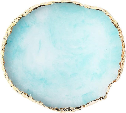 1 Piece Nail Art Palette Nail Polish Palette Mixing Palette Makeup Plate Nail Plates for Nail Art Nail Tip Holder Nail Art Display (1 Blue)-GlimoraGlow