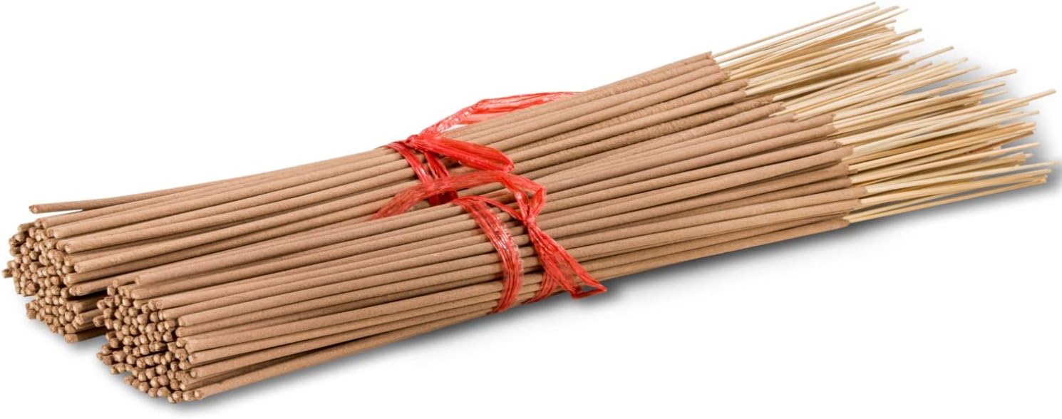 2 Bundles Unscented 200 Wood Pulp 11'' Incense Sticks Per Bundle Premium Natural Uncolored (Punk Sticks) 2 Pack. Add Any Aroma Depot Fragrance Oils to Make Your own Scented Sticks.-GlimoraGlow