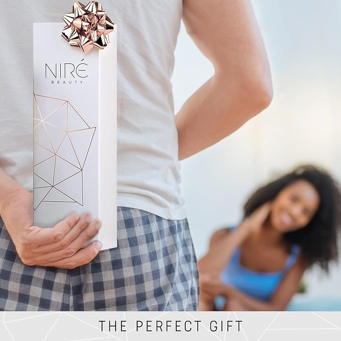 Niré Beauty 15piece Award Winning Professional Makeup Brush Set: Vegan Makeup Brushes with Case, Makeup Sponge, Brush Cleaner, Guide, Gift Box-GlimoraGlow