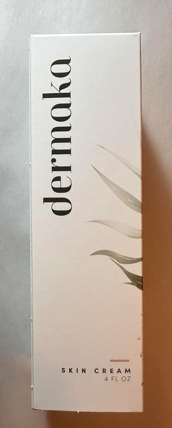 Dermaka All-Natural Skin Soothing Cream 4 Ounce – Moisturizing Lotion with Arnica, Green Tea, Chamomile & Vitamin E – Hydrating, Fast-Absorbing & Non-Greasy Formula for Healthy-Looking Skin-GlimoraGlow