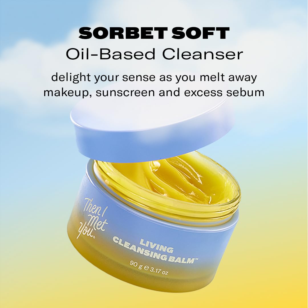 Then I Met You The Cleansing Duo Set with Living Balm Oil Cleanser & Soothing Tea Cleansing Gel Water Cleanser-GlimoraGlow