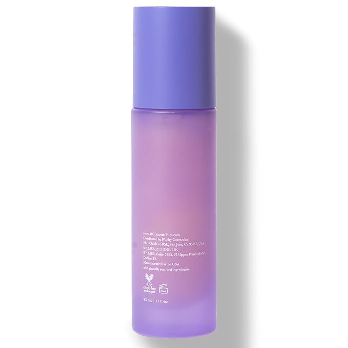 100% PURE Bakuchiol Facial Moisturizer Natural Retinol Alternative Face Cream with Anti Aging Antioxidants Hyaluronic & Kojic Acid Squalene Daily Skincare for Women & Men - 1.7 fl oz-GlimoraGlow