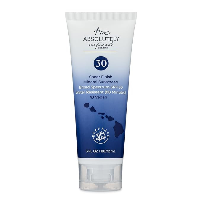 SPF 30 Mineral Sunscreen - Broad Spectrum Water Resistant Moisturizer Lotion For Body & Face - With Non-Nano Zinc Oxide, Vitamin E, & Antioxidants - Made in USA, 3 Oz-GlimoraGlow
