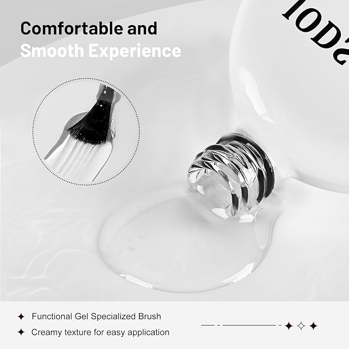 JODSONE 2Pcs 16.5ml Builder Gel Builder Nail Polish for Thickening Strengthener Building Extension and Keep The Nail Art Effect for A Longer Time and Nail Art Design Gift for Women-GlimoraGlow