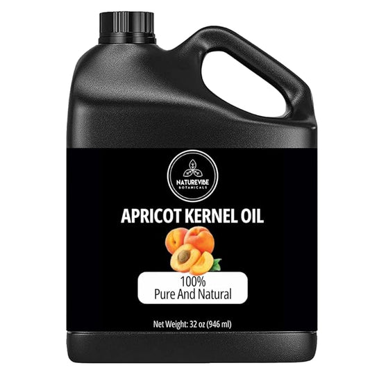 Naturevibe Botanicals Apricot Oil 32 Ounces | 100% Pure and Natural | Great for Skin Care and Hair Care-GlimoraGlow